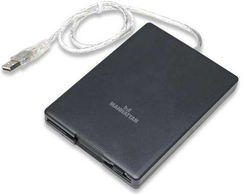 GABINETE C/FLOPPY EXTERNO MANHATTAN DRIVE 3.5 USB MANHATTAN 700856