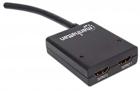 VIDEO SPLITTER HDMI MANHATTAN 1.3  2 PUERTOS  CABLE INTEGRADO 1080P MANHATTAN 207430
